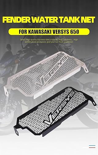 Miniatura 4 de NILZA Motorbike Radiator Grille Cover Motorcycle Radiator Grill Guard Grille Cover for Kawasaki VERSYS 650 2016 2017 2018 2019 2020 2021 2022
