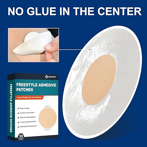 Miniatura 6 de Paquete de 30 parches adhesivos Freestyle, cubiertas de sensor diseñadas para Freestyle Libre 23-Enlite-Medtronic Guardian, parches de sensor CGM,