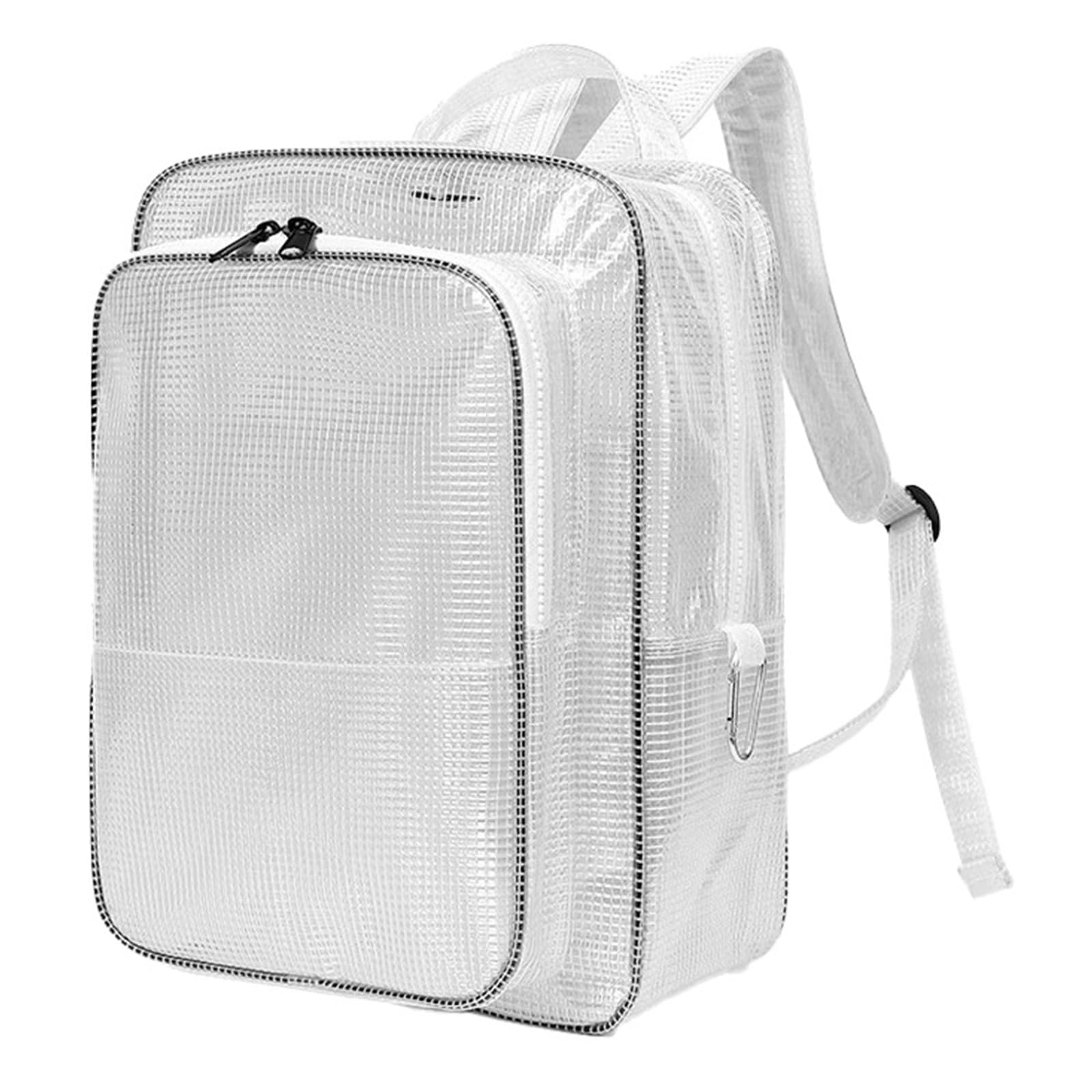 Zbiianxer Anti Electrostatic Pvc Clear Backpack Tool Bag With Esd Protections For Cleanroom Environments And Electronic Tool Backpack