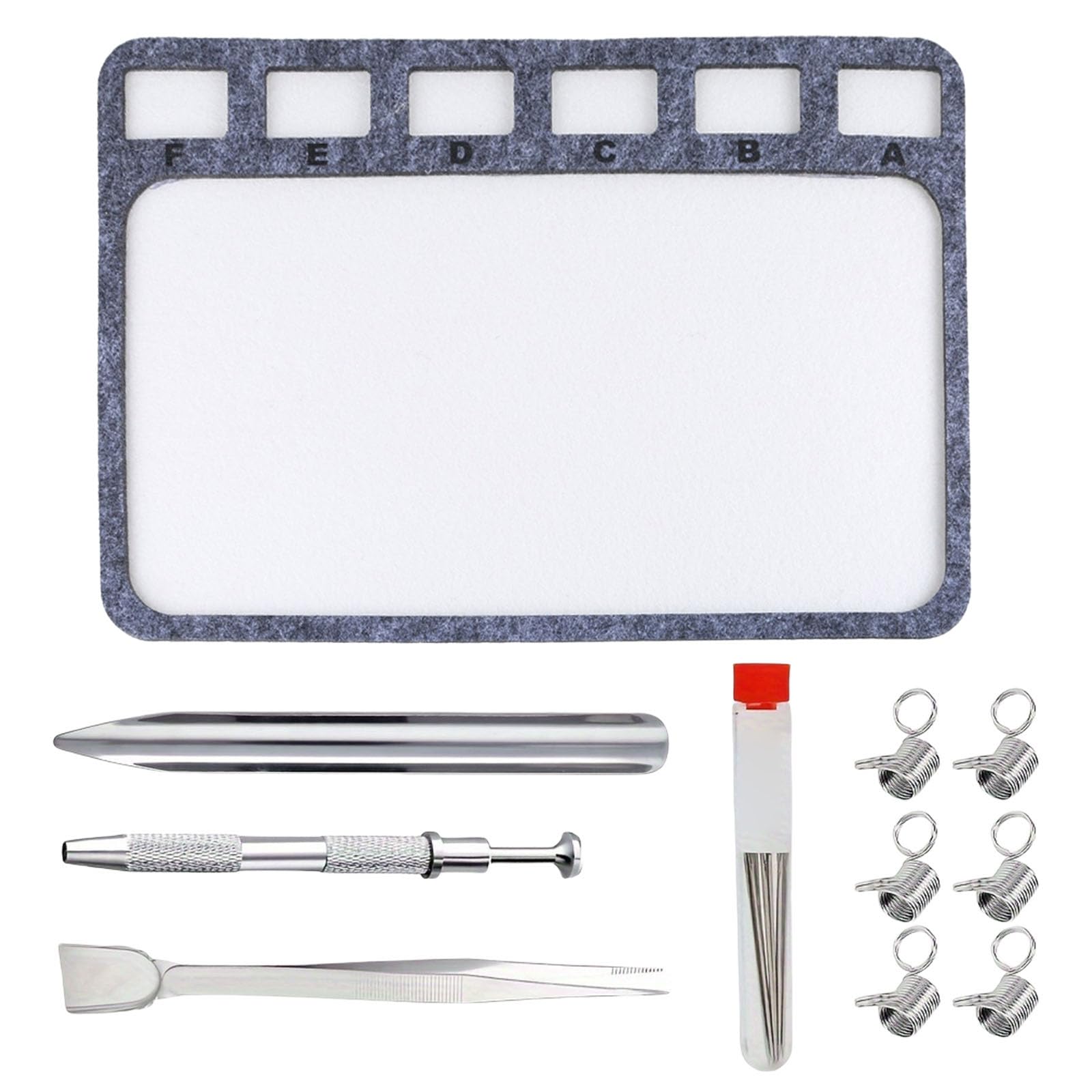 Bbajszx Professional Rectangle Sturdy Felt Beading Boards 11Pcs Craft Supplies Bead Sorting Trays for Jewelry Makers Making Bead Organizers Tray