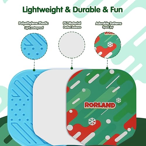 Miniatura 2 de Juego de 2 palas de pickleball para niños, ligeras, duraderas, impermeables, agarre ergonómico para manos pequeñas, playa, piscina, patio trasero,