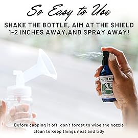 Legendairy Milk Pumping Spray 4 oz., Helps Sore Nipples & Clogged Ducts, Organic Lubricant for Breast Shields and Flanges, Vegan Breast Pump Spray, Natural & Lanolin-Free, Made in USA