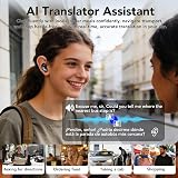 MINISO MS105 AI Headphones Translator, 3-in-1 Translation Headphones in Real Time with AI Translation Function, 134 Languages Translator Earbuds for Business, Travel and Study - 5