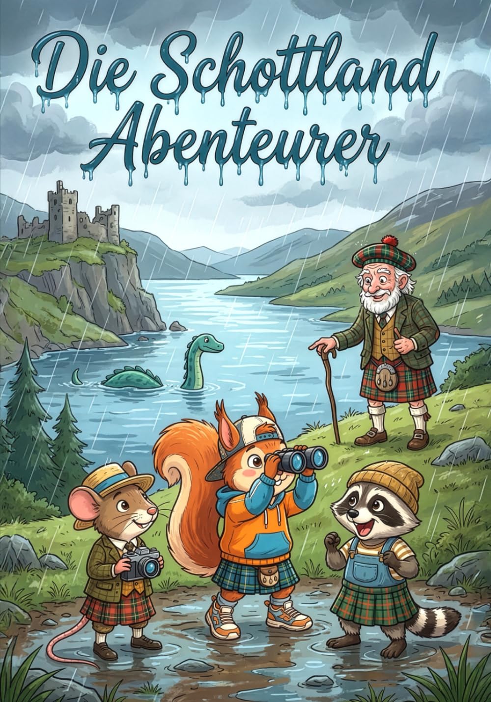 Die Schottland Abenteurer: Eine magische Reise durch die schottischen Highlands (The Adventure Stories of Raccoon, Squirrel, and Mouse)