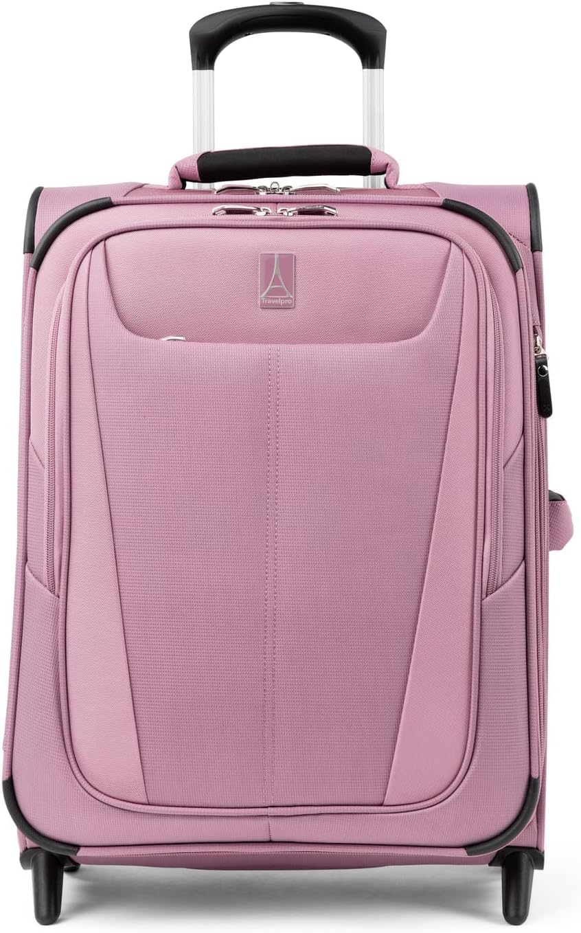  | Travelpro Maxlite 5 Softside Expandable Upright 2 Wheel Luggage, Lightweight Suitcase, Men and Women, Slate Green, Carry-On 20-Inch | Suitcases