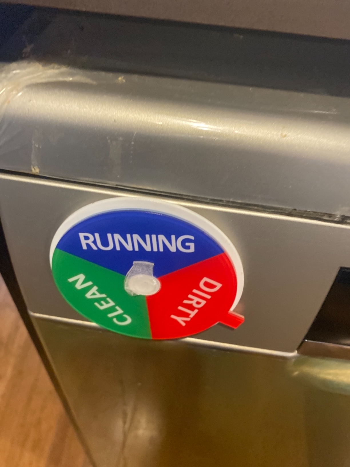 Kichwit Clean Dirty Dishwasher Magnet with The 3rd Option “Running ...