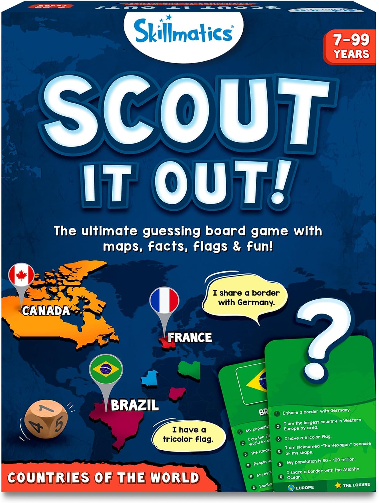 Skillmatics Board Game - Scout It Out, Guessing & Trivia Game for Families, Educational Toys, Card Games for Kids, Teens and Adults, Gifts for Boys and Girls Ages 7, 8, 9 and Up
