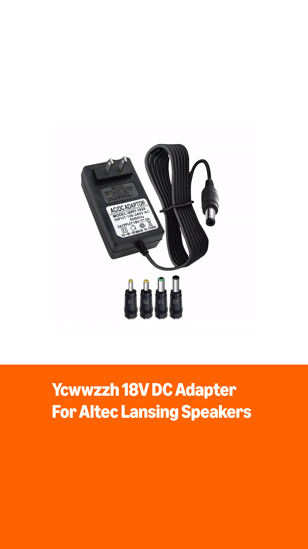 Amazon.com: 18V DC Adapter Charger Compatible for Altec Lansing