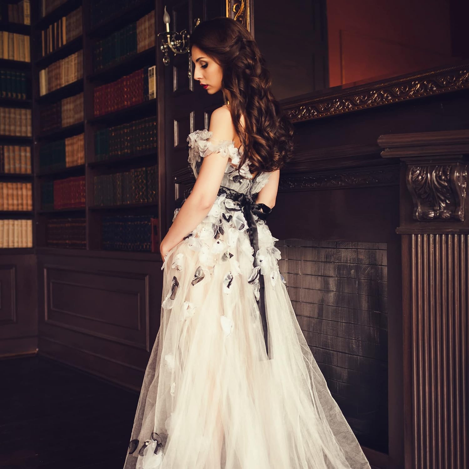 LIUYAXI Black Satin Ribbon, Double Faced 1/2" X Continuous 25 Yards Ribbons Perfect for Gift Wrapping Bows Bouquet Wedding Craft and More - Image 6