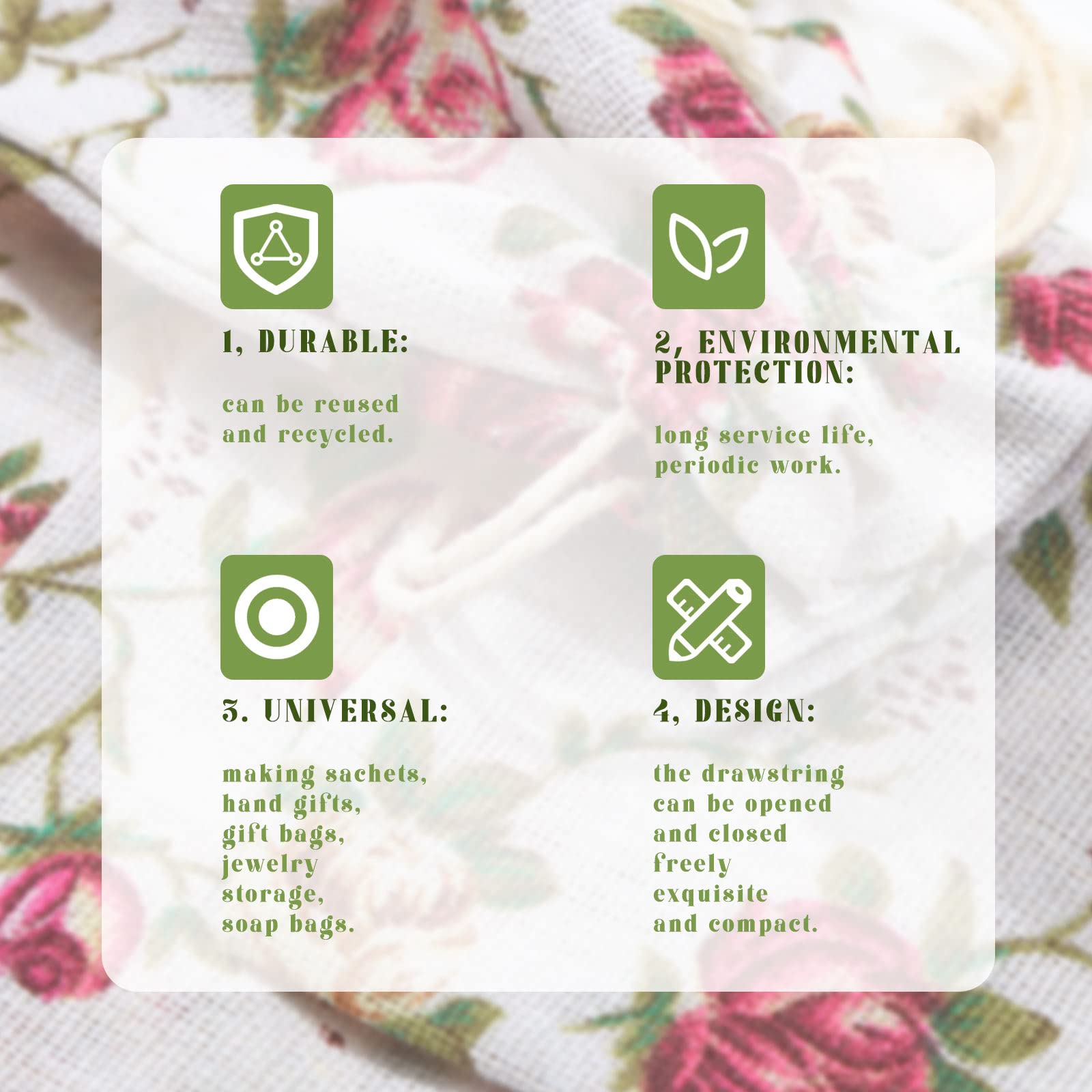 Pangda Sacchetti di piccole dimensioni con coulisse, 9,9 x 5,3 cm, in tela di lino, per gioielli, matrimoni, fai da te, feste, 100 pezzi