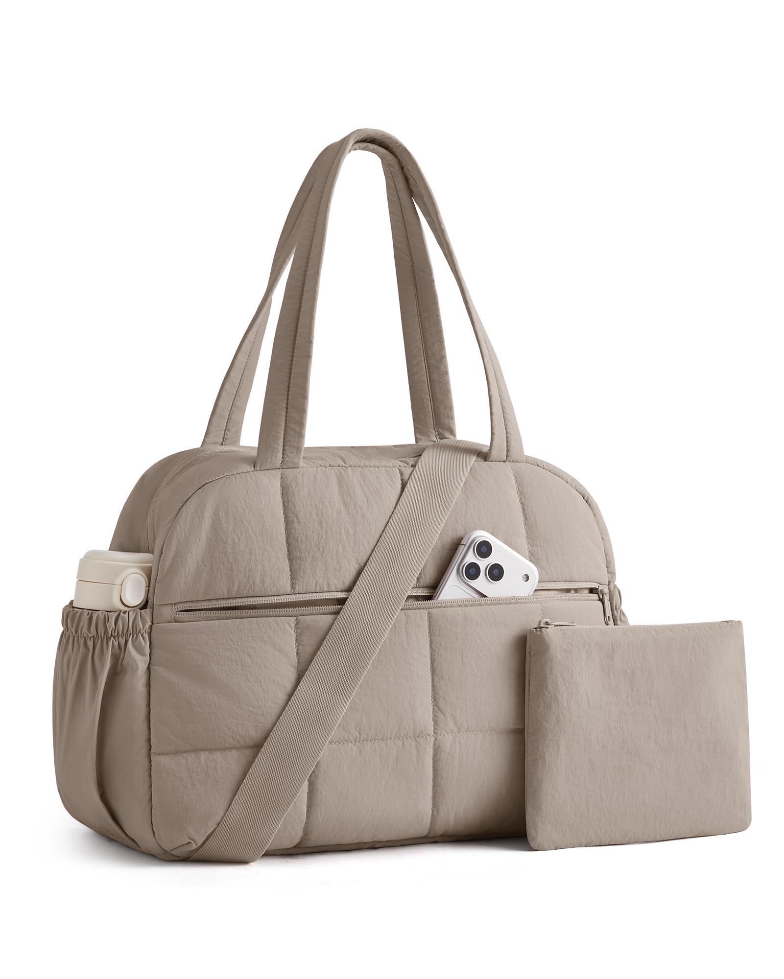 BAGSMART Women's 20L Gym Bag Weekend Overnight Travel Duffle Set