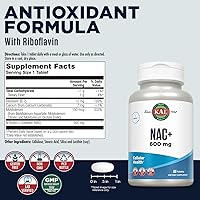 Vista 2 de KAL Tabletas N-acetil cisteína Plus, 60