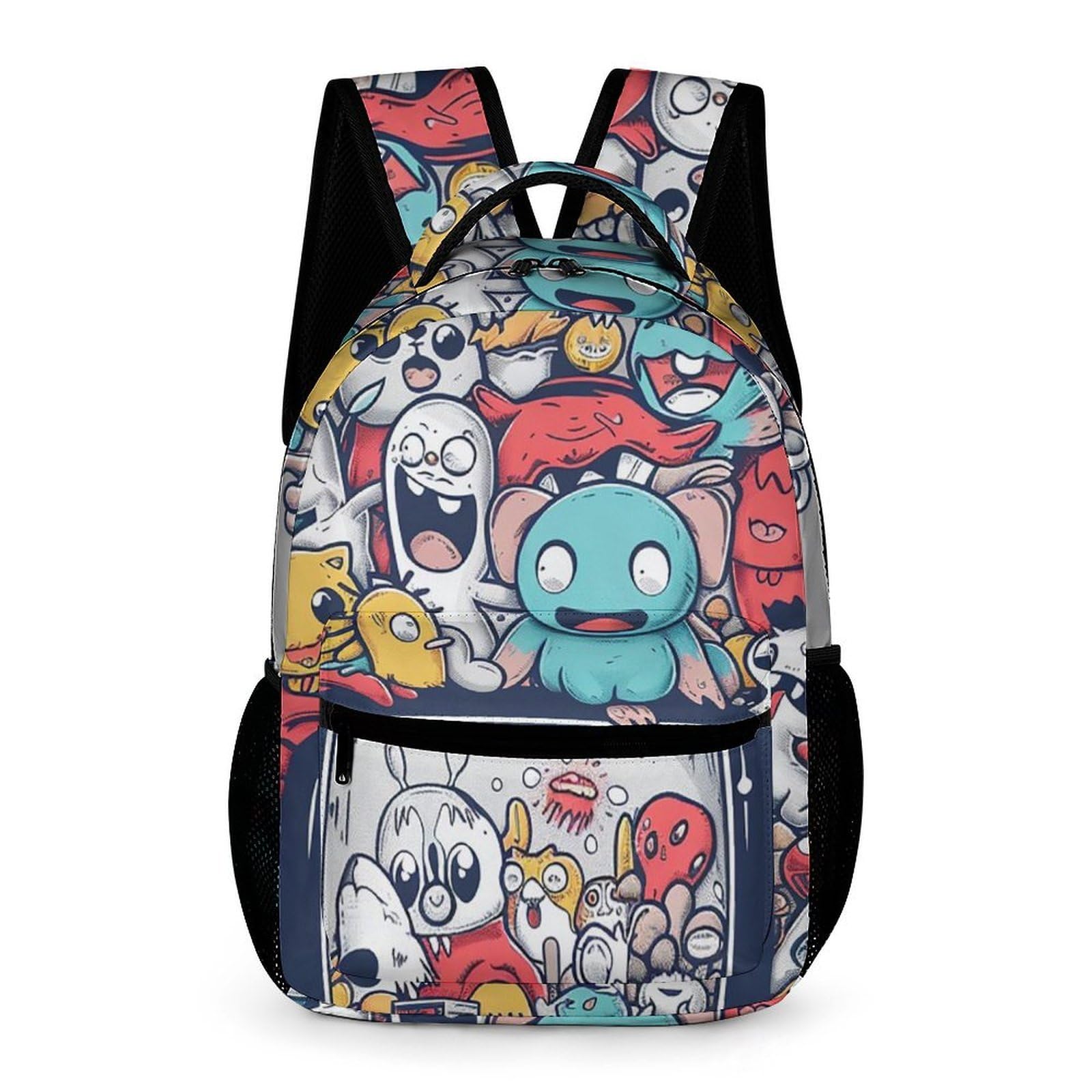 Travel Backpack Lightweight Full of Graffiti Style Daypack 15 Inch Laptop Bag Casual Work Bag for Business Hiking