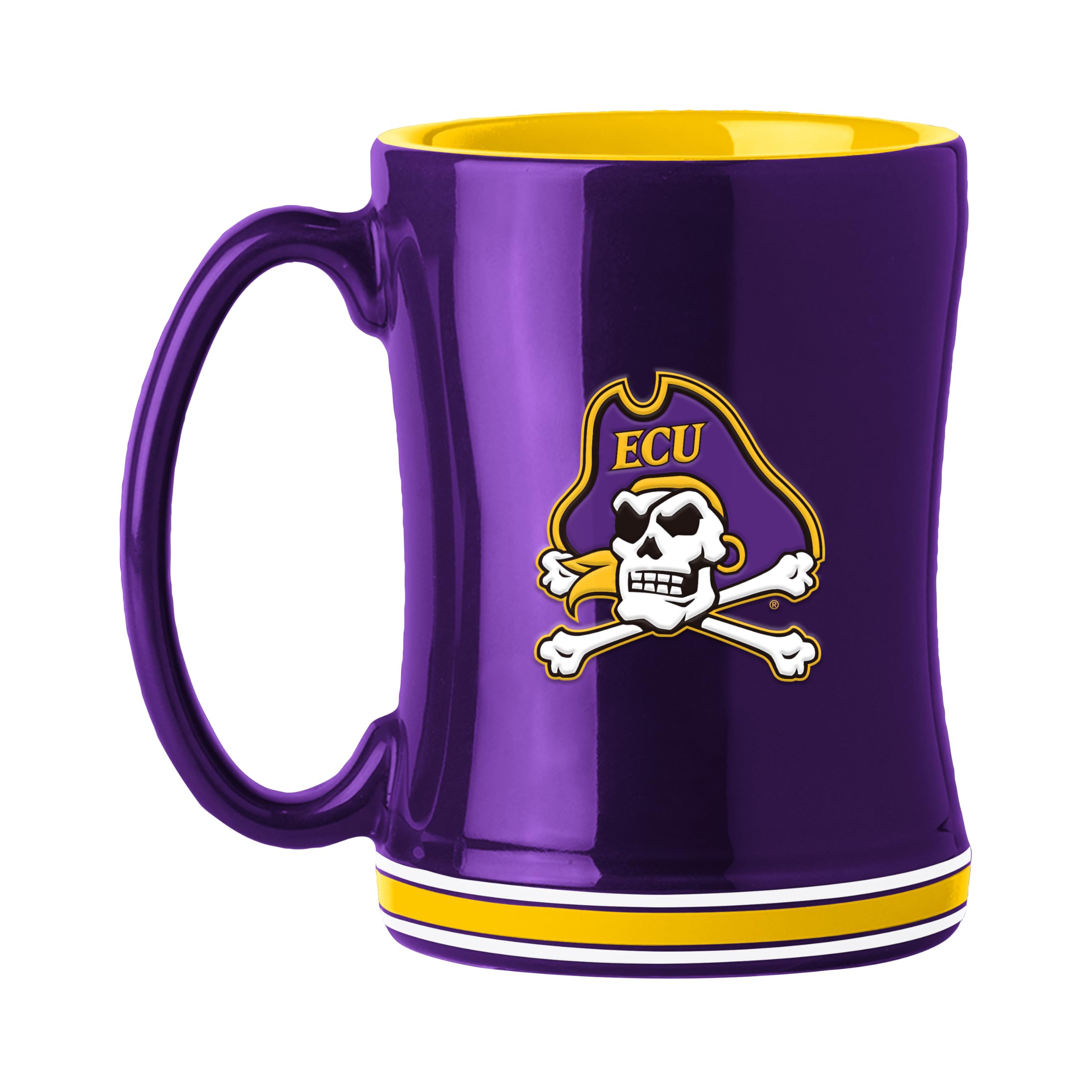 Logo Brands East Carolina Pirates 14oz Relief Mug