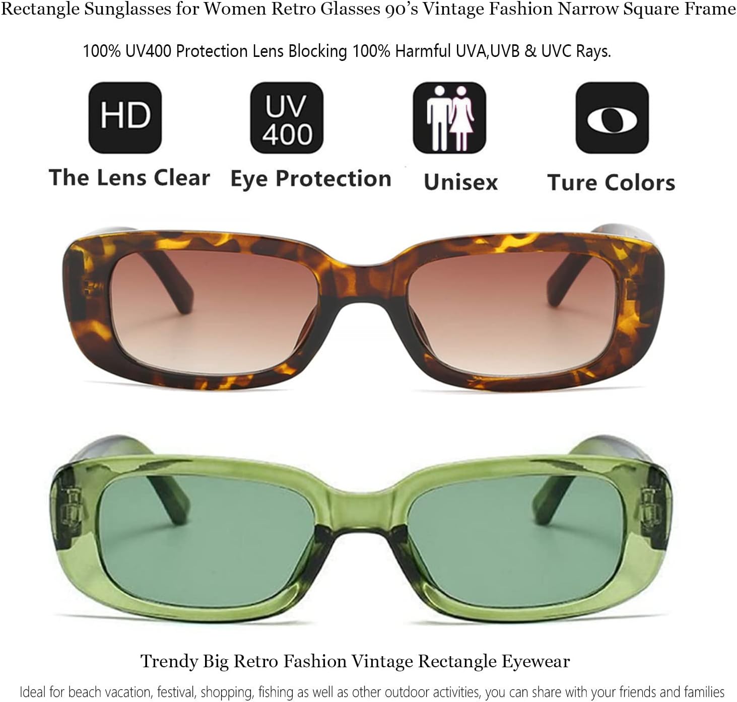 Fsmiling Women Sunglasses Bulk Party Favors Sunglasses 90s Glasses Shades Costume Eyewear-10/20Pack - Image 5