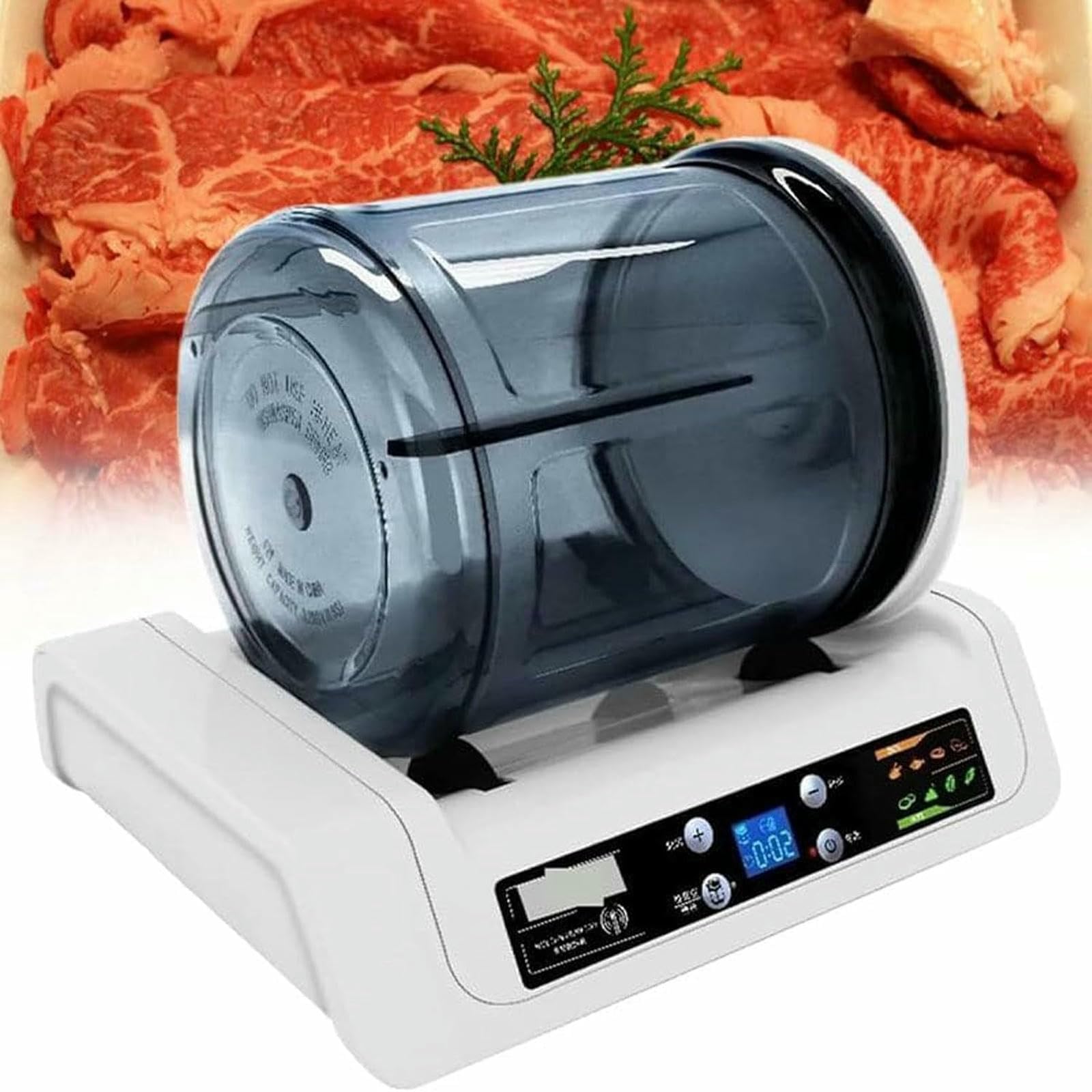 Machine à marinade sous vide électrique avec arrêt automatique pour viande et hamburger gourmand