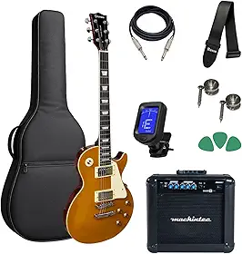 Guitarra Elétrica Giannini Les Paul Deluxe Gold + Maxx15