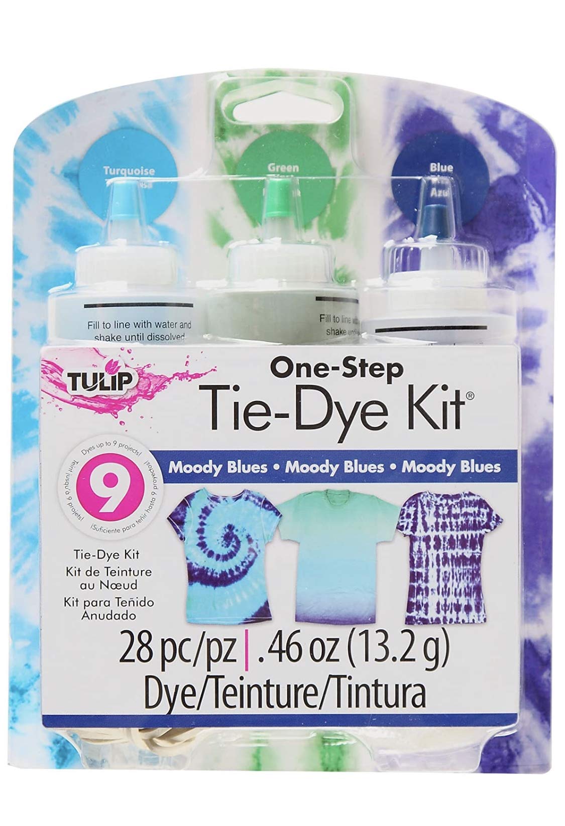 Tulip Moody Blues Tie Dye Kit, 3 Piece