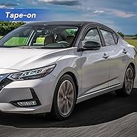 Vista 297 de Viseras de ventana in-Channel, protectores contra la lluvia para 2011-2023 Dodge Charger, visores de ventilación de ventana con deflectores