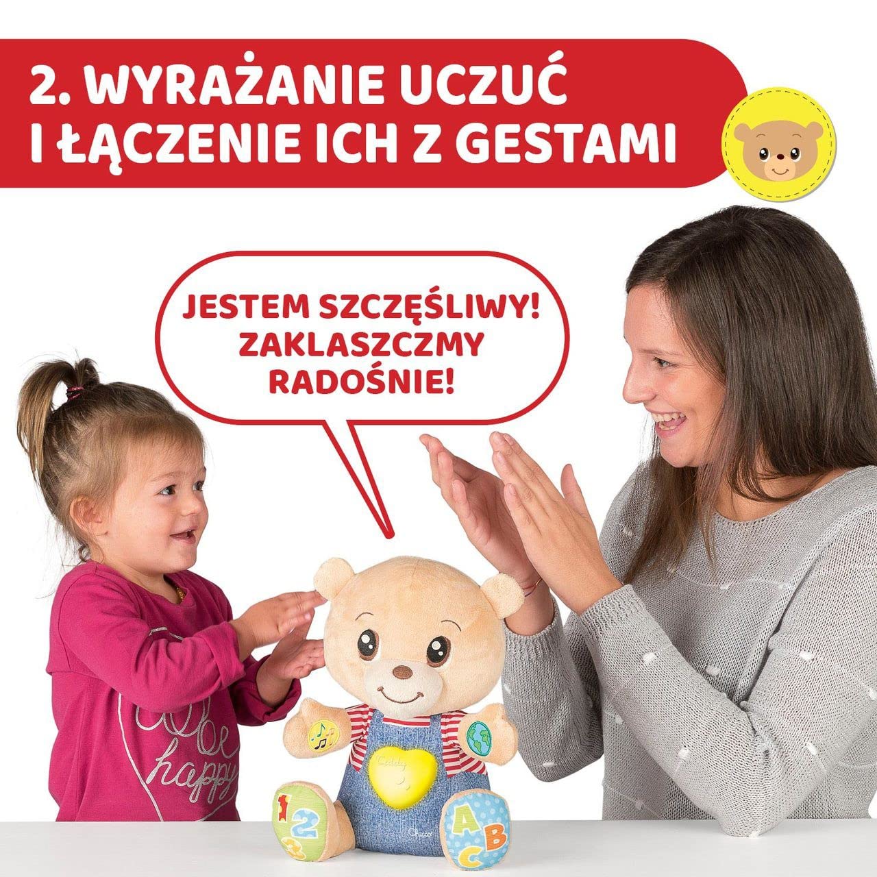 Chicco MiÅ› okazujÄ…cy uczucia PL/EN