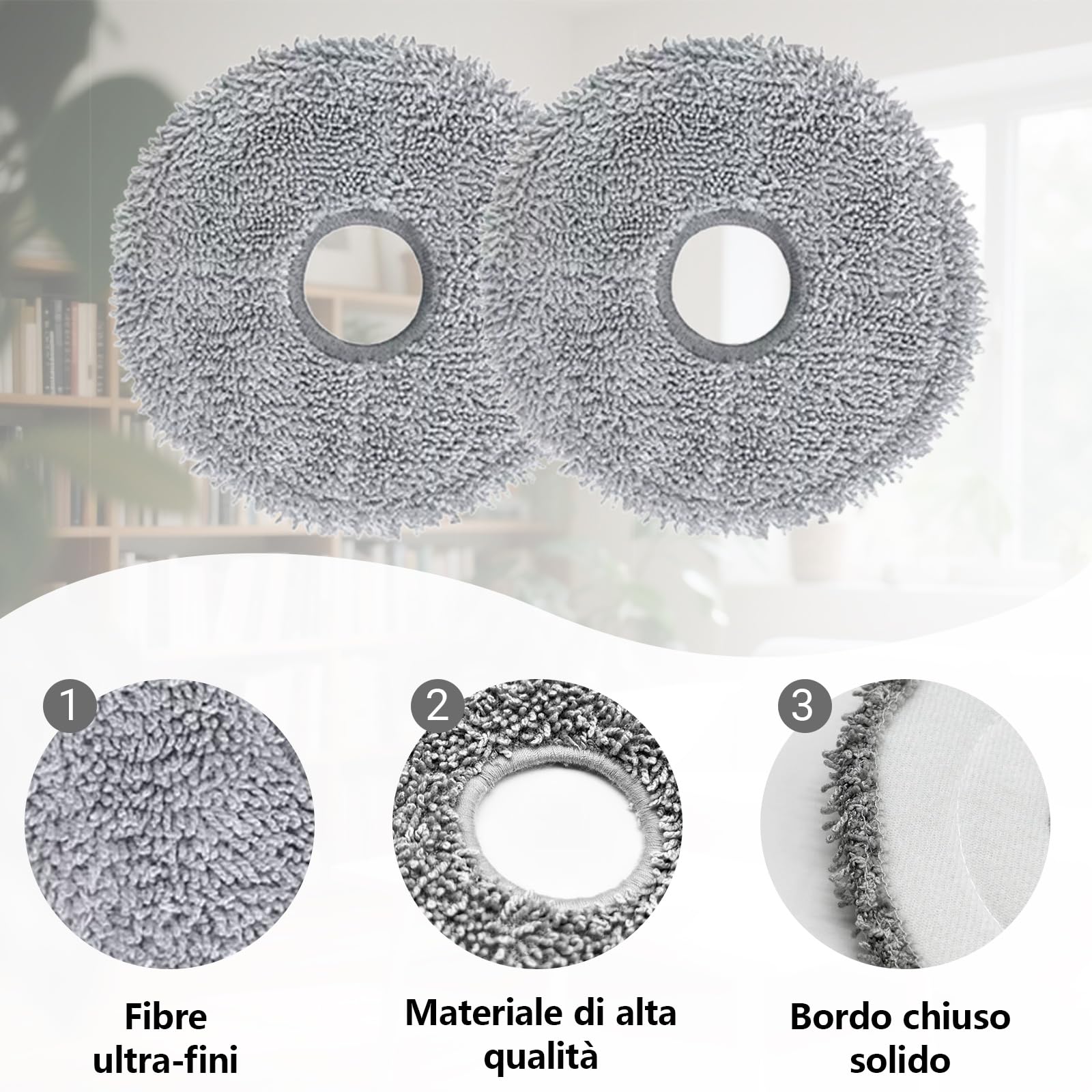 18 pcs Accessori per Dreame L10s Ultra Gen 2 Aspirapolvere Ricambio | 1 Spazzola principale,4 Filtri,4 Asciugamani,4 Sacchetto di polvere,4 Spazzola laterale,1 Spazzola da Pulizia,18 pcs Ricambio