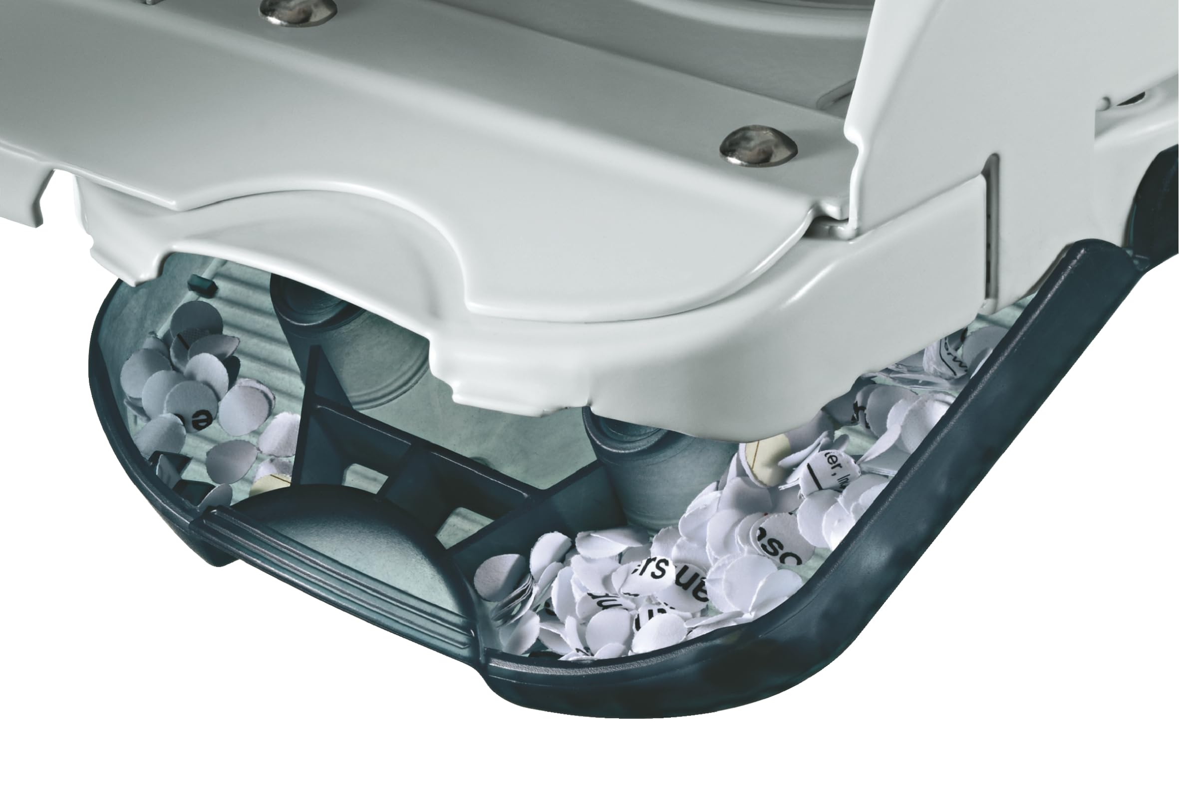 Leitz Perforatrice da Ufficio a 4 Fori, Capacità fino a 25 Fogli, Grigio, Metallo, Guida di Arresto con Barra di Selezione del Formato, 50120085