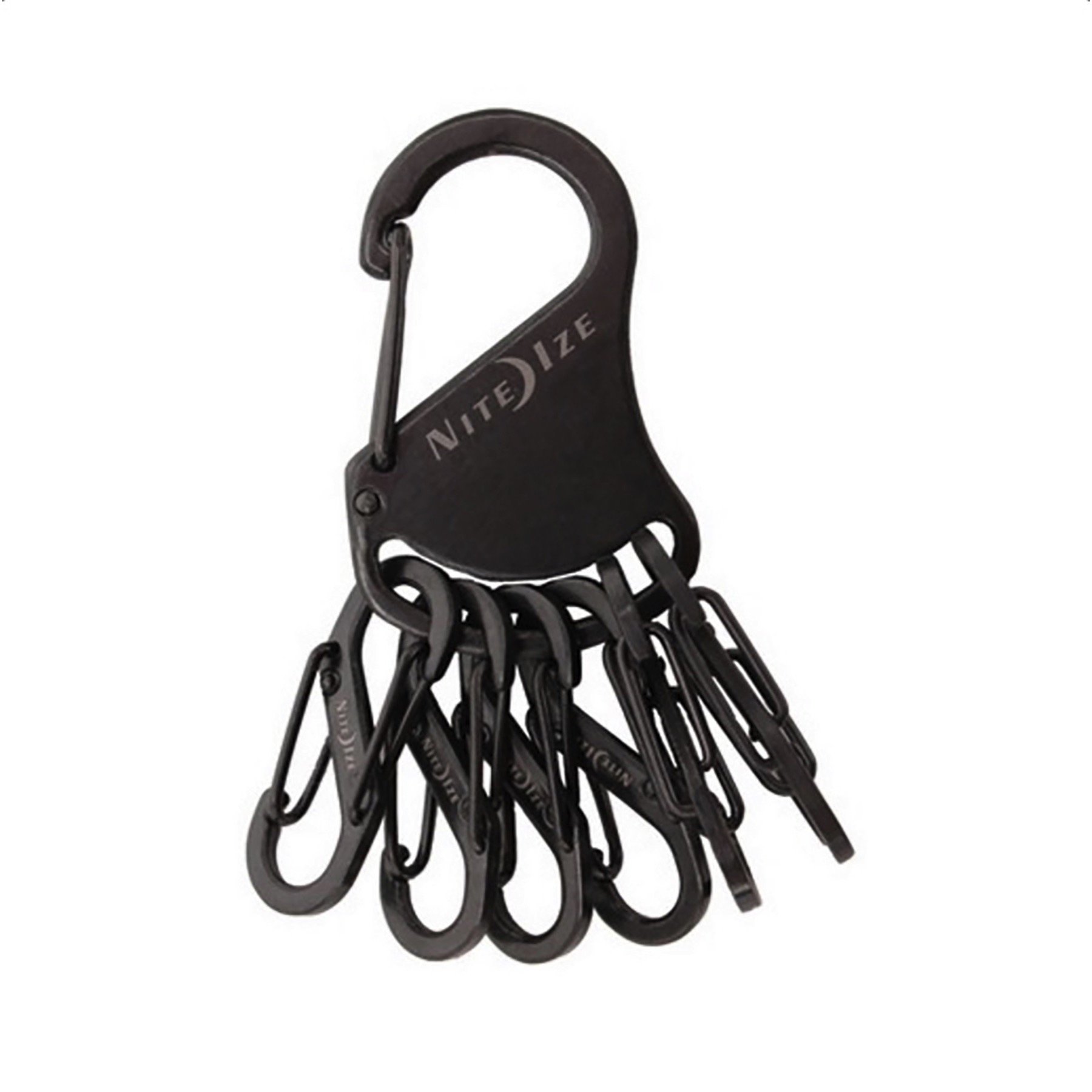 Key Rack Black/Stainless Steel S-Biners Nite Ize Krs-03-01