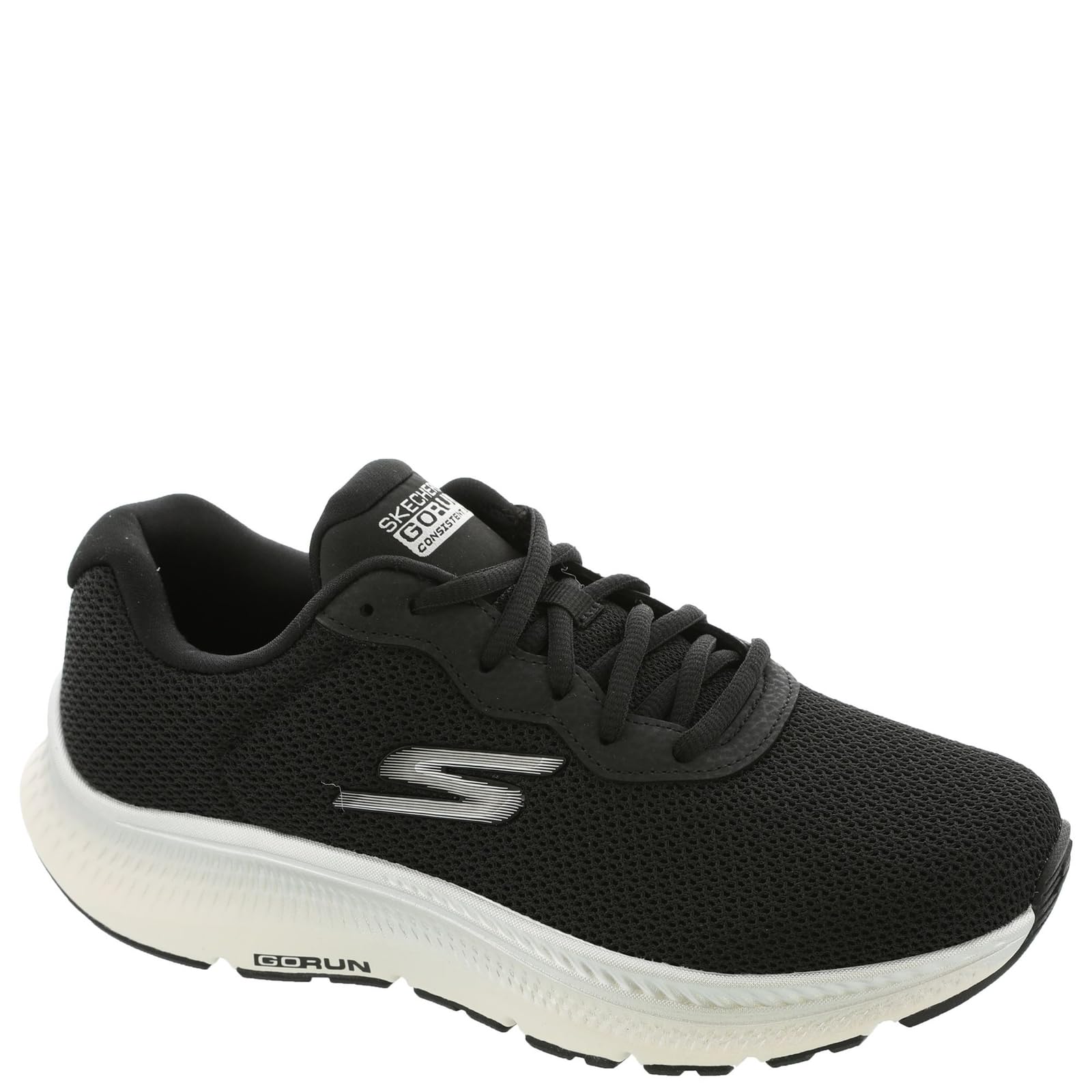Skechers Women's Black Go Run Consistent 2.0 Fast Pace Lace Up Trainer