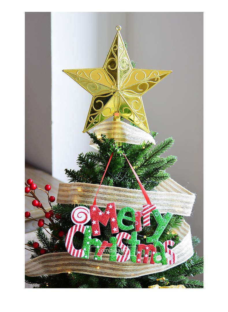 Amazon | E-Fly クリスマスツリートップ 星 クリスマス飾り 豪華