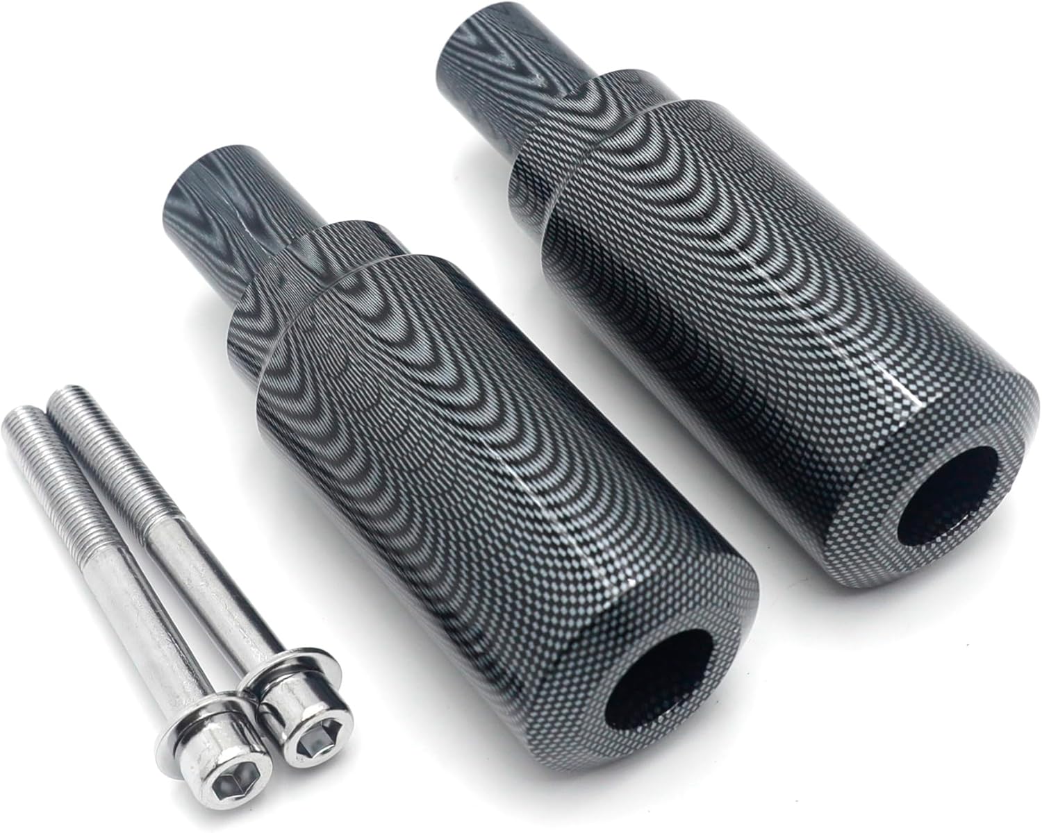 HONGK- Motorcycle Frame Sliders, Collision Crash Protector Guards No Cut Cabon Falling Crash Protector Compatible with 2013-2024 Hon CB 500F 500X, 2017-2024 Kawasa Z900 Z900RS Z900SE