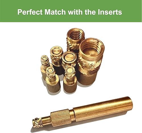 Miniatura 3 de Herramienta de inserción de calor de hierro de soldadura digital de 60 W con puntas de soldadura adicionales y puntas de inserción de conjunto de