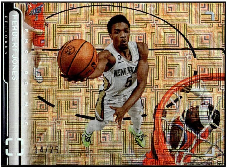 HERBERT JONES 2022-23 Panini Photogenic /25 Maze #131 NM+-MT+ NBA Basketball Pelicans Horizontal
