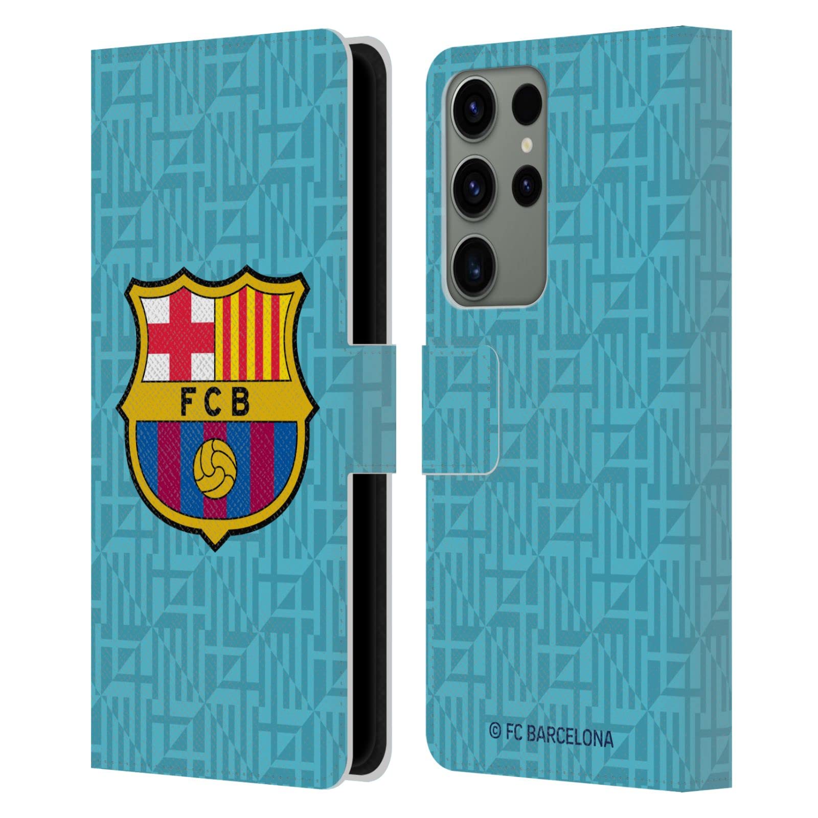 Funda para Samsung Galaxy S23 Ultra 5G FC Barcelona tipo libro con tapa protectora