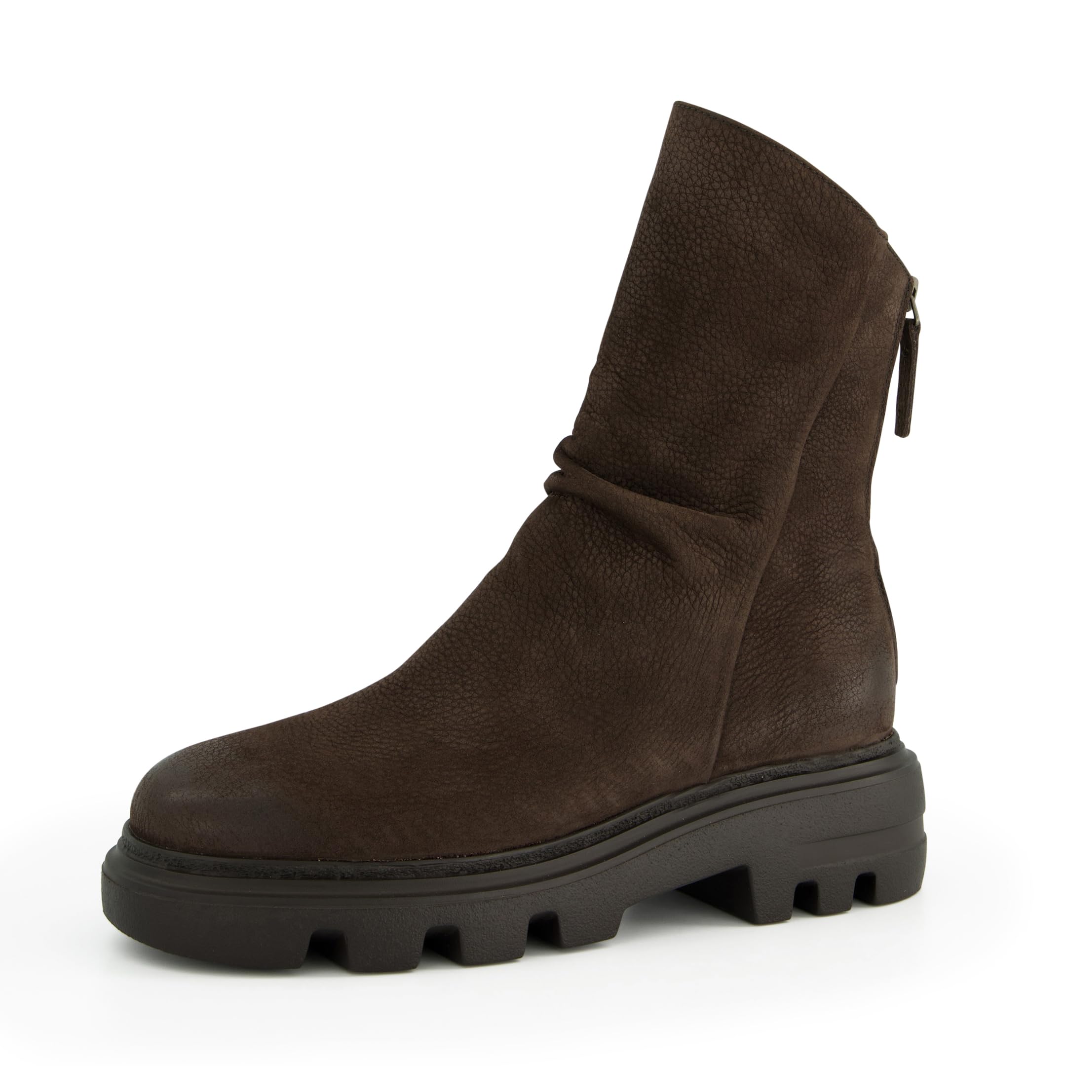 Paul Green Damen Ballerinas mit Absatz 8253-000 Weite XX-Schmal Reißverschluss