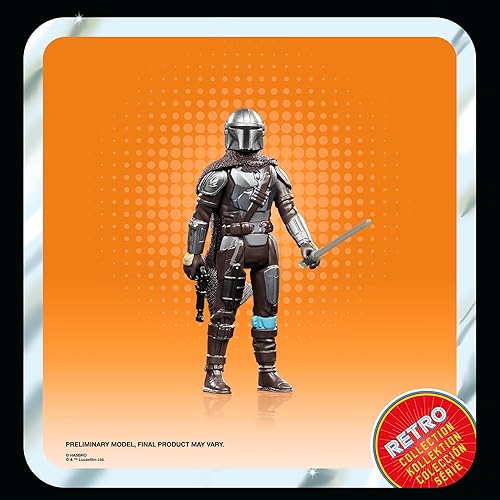 Miniatura 4 de STAR WARS Retro Collection The Mandalorian, The Book of Boba Fett - Figura de acción coleccionable de 3.75 pulgadas
