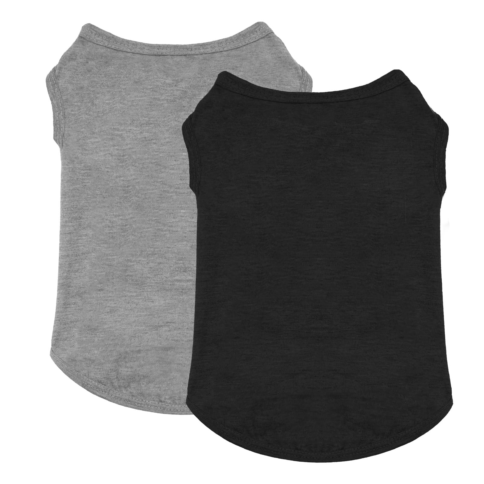 5Pcs Dog Shirts Dog Vest Clothing Plain Shirts Clothes Vest Soft Thin Pet Plain Tee Vests Sweatshirt Cotton Summer Shirts ...