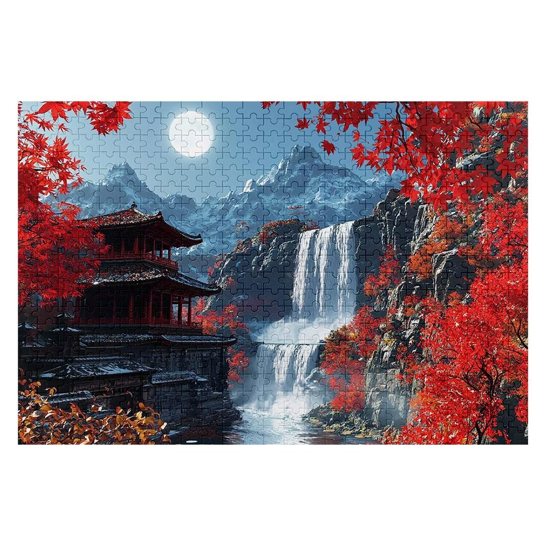 Puzzle dla dorosłych 1500, jesienne układanki 1500 elementów dla dorosłych, niemożliwe drewniane układanki jesienne dla całości, klasyczna, wymagająca gra logiczna do dekompresji, prezenty dla kobiet