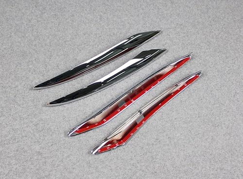 Miniatura 4 de Cubierta cromada para moldura de parrilla de esquina delantera para Mercedes-Benz New E-Class W213 E300 Sedan Sport 2017 2018 2019 2020