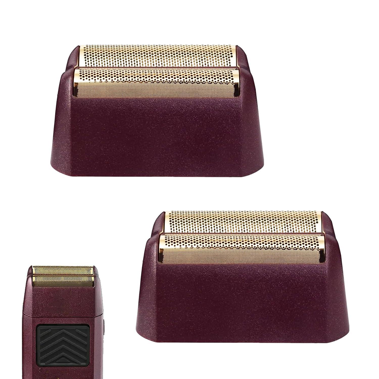 TRAH Red Professional 5 Star Series Finale Shaver Replacement Foil with Cutter Bar Assembly Compatible with wa-hl Shaver Foil 7031-100, 7043-100 (2PACKS)