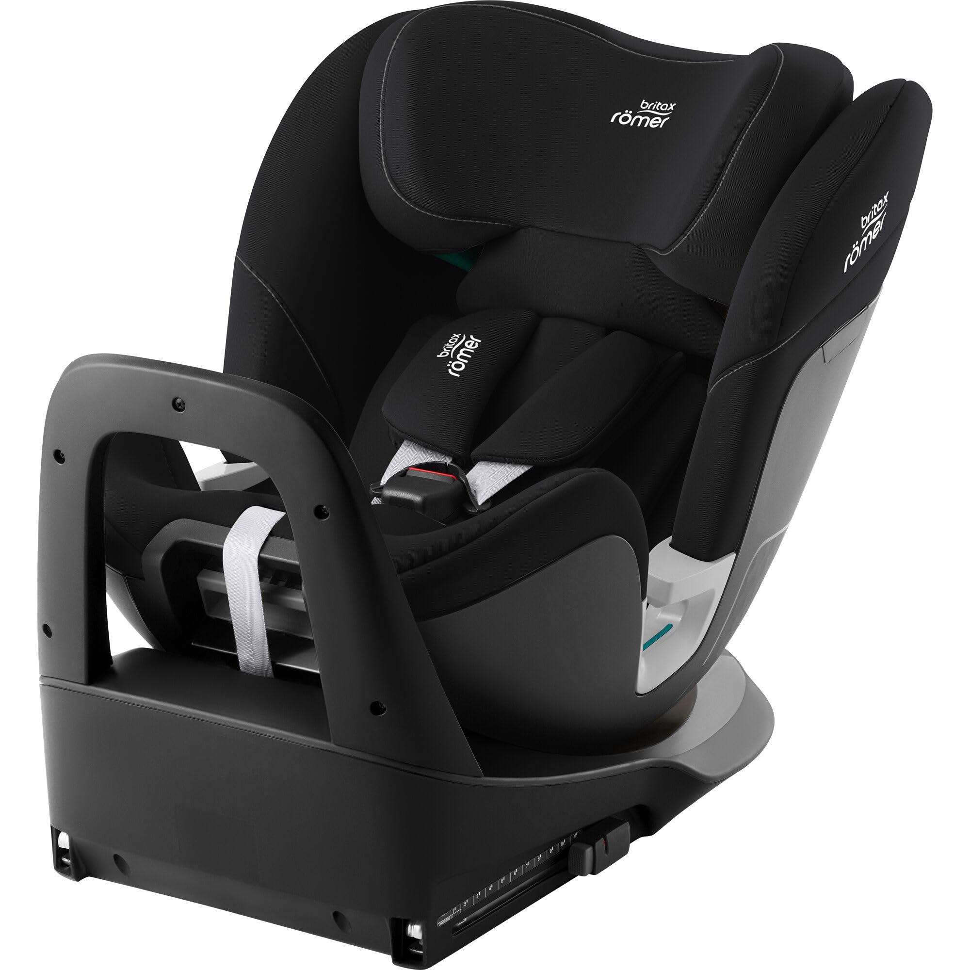 Silla de coche Britax Römer RIDER, para niños de 40 a 125 cm (i-Size) con ISOFIX y pata de apoyo, nacimiento - 7 años, Space Black