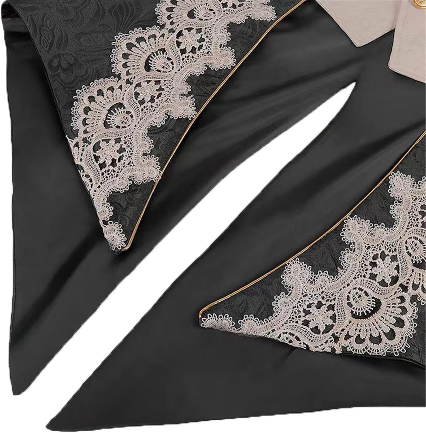 Inmeilifus Men's Medieval Costume Halloween Renaissance Steampunk Jacket Tailcoat Vintage Gothic Tuxedo Victorian Costume - Image 6