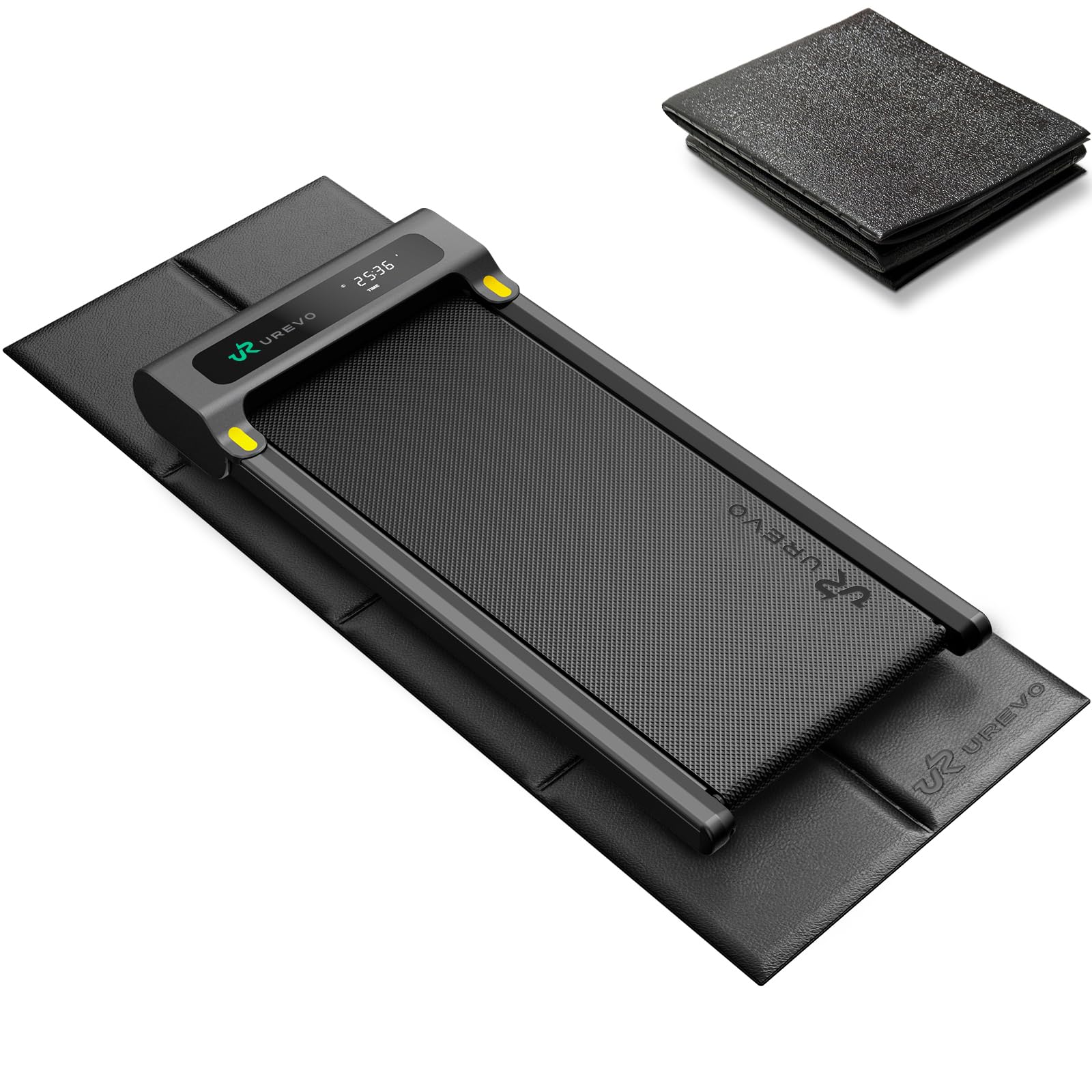 UREVO Supporto Per Tapis Roulant, Solo Maniglia Per Tapis Roulant Dal Design Stabile Compatibile con Larghezza 60cm, Barra Per Walking Pad con base stabile e antiscivolo.