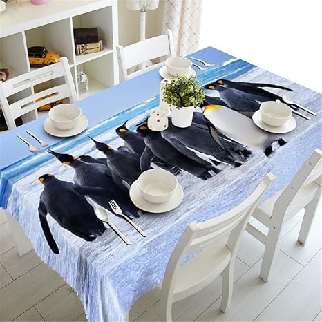 Amazon Gfywz 3d表示スペースペンギンテーブルクロスポリエステルデジタル印刷防塵無味長方形テーブルカバー結婚式宴会デコレーションfitsテーブル D テーブルクロス オンライン通販 Amazon Gfywz 3d表示スペースペンギンテーブルクロスポリエステルデジタル印刷防塵無味長方形テーブルカバー結婚式宴会デコレーションfitsテーブル D テーブルクロス オンライン通販