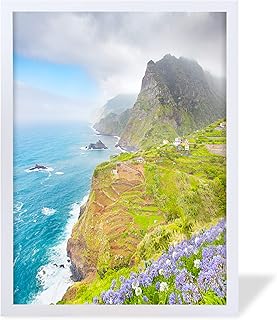 Diamond Painting Frames for 12x16in/30x40cm Diamond Painting Canvas, Plastic Diamond Painting Art Photo Frame with Acrylic Protection Glass and Hanging Kit, Display Size 10x14in (White)