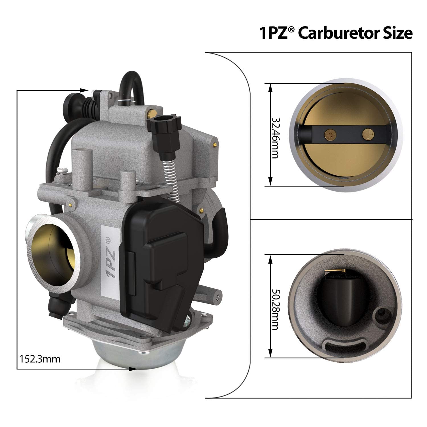 Amazon.com: 1PZ HX3-C01 Carburetor Carb Replacement for Honda 300