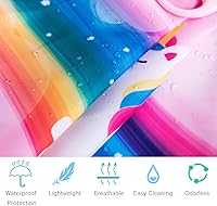 Vista 5 de Delantal de pintura artística para niños y niñas, con bolsillos, sin mangas, para niños de 2 a 7 años