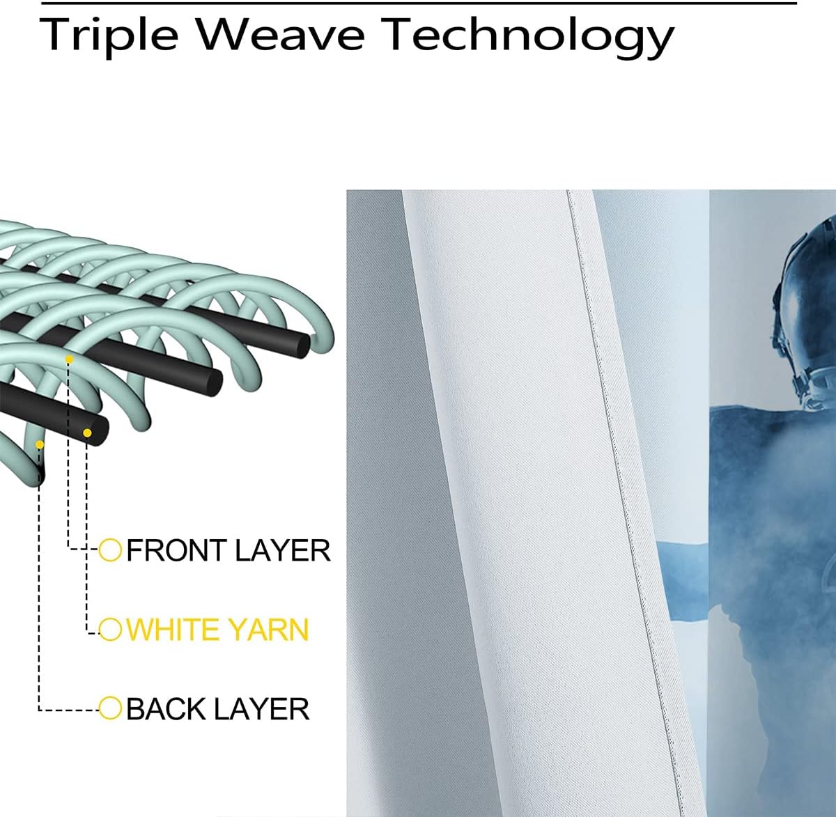 Sport Blackout Curtains for Girls Boy Home Decor, American Rugby Player Football Field Blue Grommet Thermal Insulated Drapes Darkening Window Curtain for Bedroom Living Room, 72 x 63 Inch