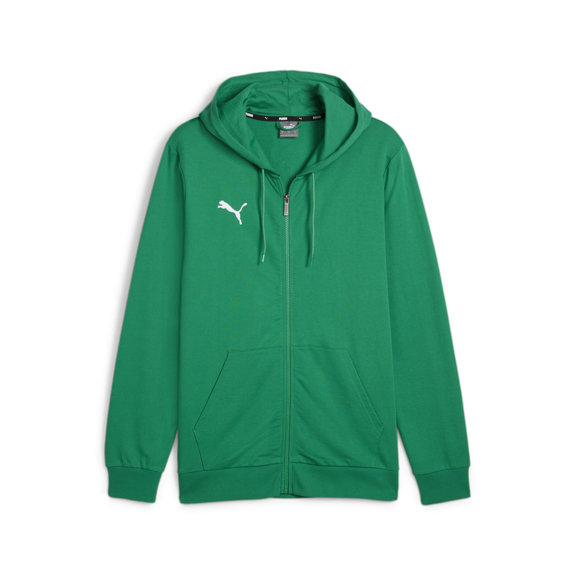 PUMA Mens Teamgoal Casuals Hooded Jacket Sweat, Sport Green-puma White, XXL EU