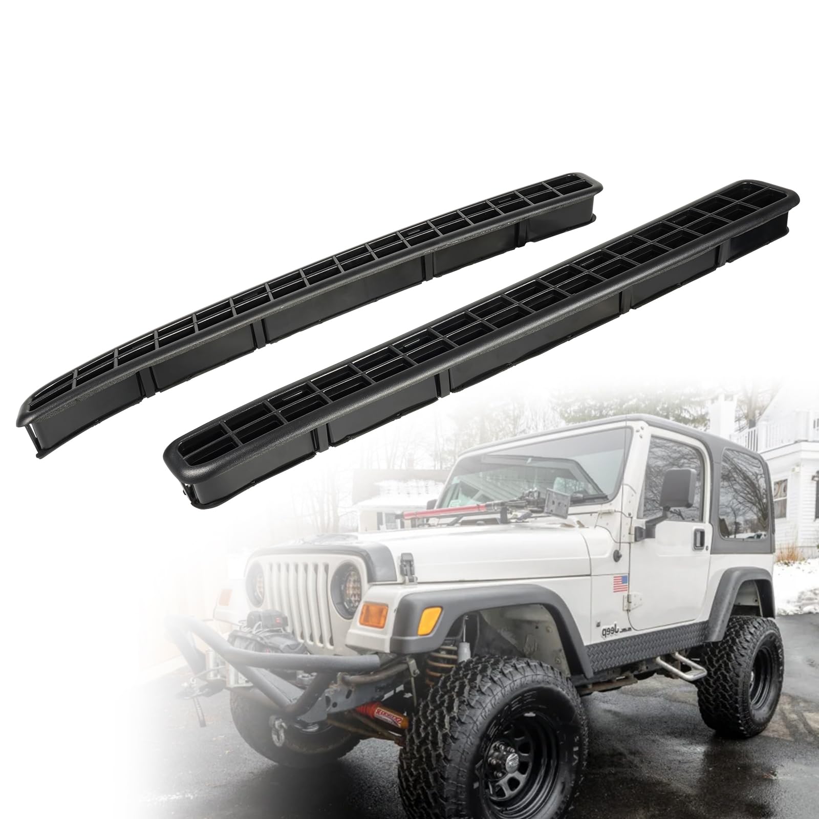 Amazon.com: LEAPTREND Hard Top Grille Exhauster Vent (Left Driver 