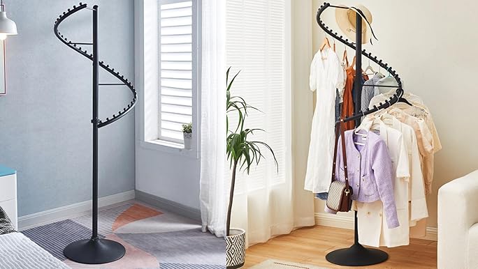 Amazon.com: jvsufuik 71 Inch Spiral Clothing Rack, Retail Metal Amazon.com: jvsufuik 71 Inch Spiral Clothing Rack, Retail Metal